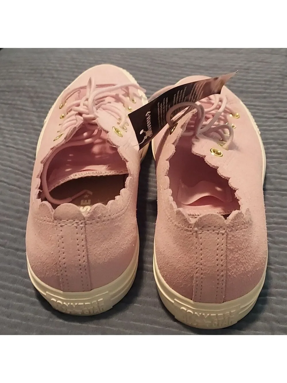Converse CTAS Ox Pink Foam Gold Egret Shoes NWOB